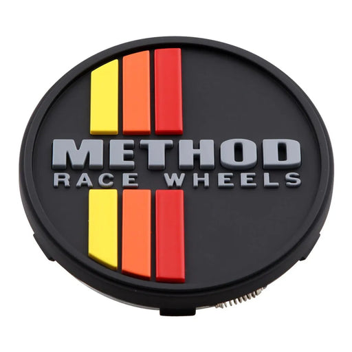 Method cap yor stripe logo on white background