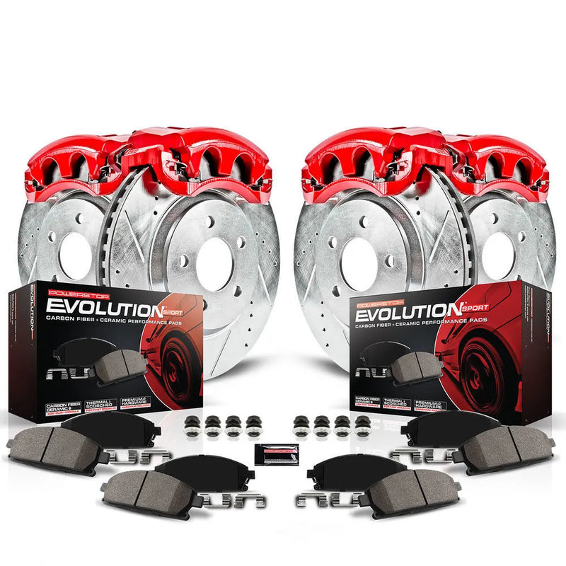 Power Stop 13-18 Ram 3500 Front & Rear Z36 Truck & Tow Kit w/Calipers