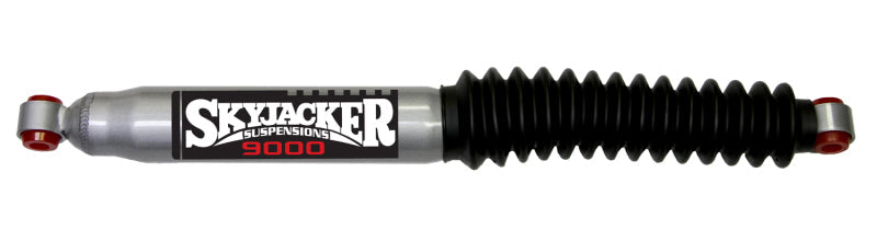 Skyjacker steering damper with silver and black air spring for jeep grand cherokee zj