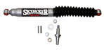 Close up of shock absorber with screw and nuts for 4 wheel drive steering damper kit