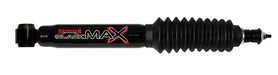 Black airbrush with red x - max logo on skyjacker steering damper for larger tires