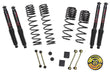 Skyjacker 2018 jeep wrangler (jl) 2dr 2in-2.5in suspension lift kit with black max shocks