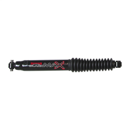 Skyjacker 2018+ jeep wrangler jl black max front shock absorber close-up on white background