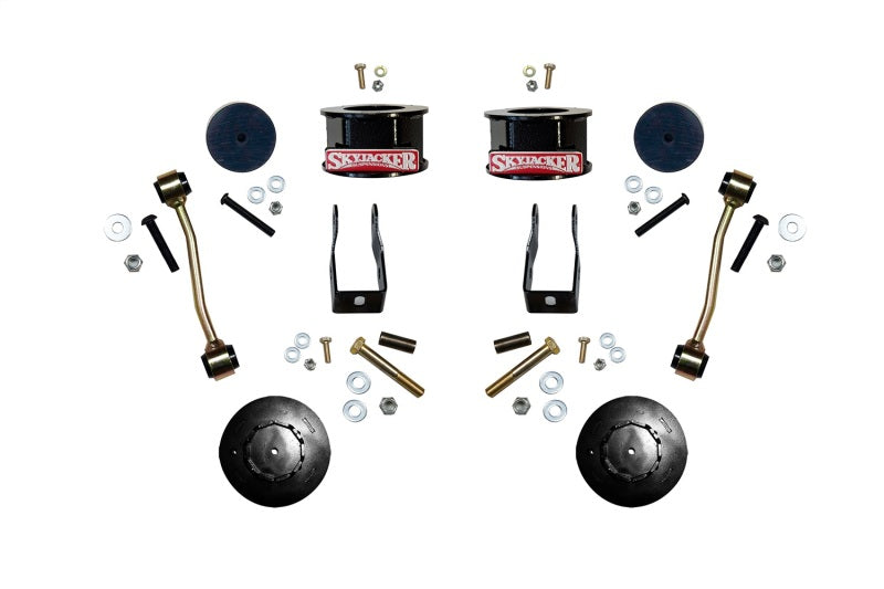 Skyjacker 2020 jeep gladiator (jt) 4 door all models rear 1in metal spacer kit with brake kits and steering wheel
