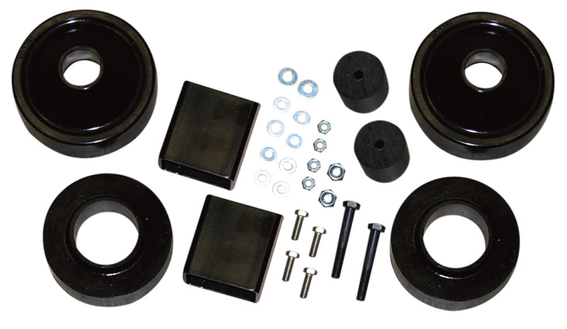 Skyjacker suspension lift kit black rubber wheel hubs and bolts for jeep wrangler (jk)