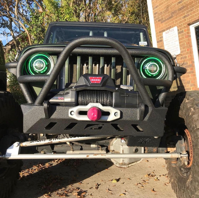 Crusher Front Bumper w/ Grill Hoop & Stinger for Jeep YJ / TJ /LJ