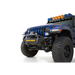 Blue Jeep Gladiator/Wrangler with Stealth Fighter Bumper and Light Bar