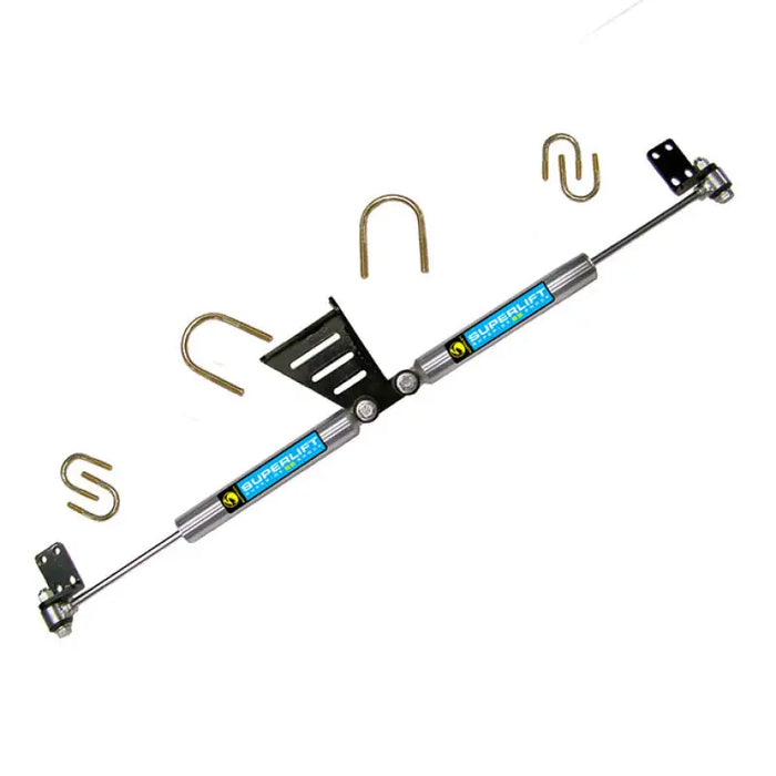 Adjustable hitch bars for truck - Superlift WRANGLER JK HIGH CLEARANCE DUAL STEERING STABIL. Kit by Bilstein