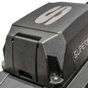 Superwinch 10000 LBS 12V DC 3/8in x 80ft Synthetic Rope SX 10000 Winch featuring a black and