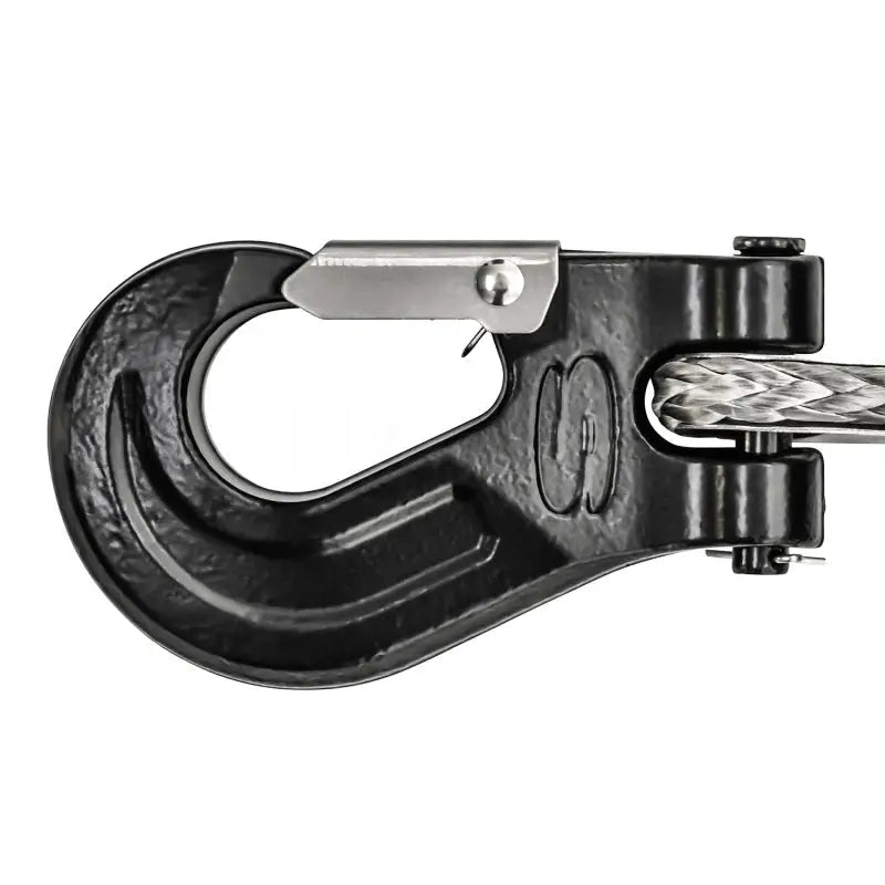 Superwinch 10000 LBS 12V DC 3/8in x 80ft Synthetic Rope SX 10000 Winch black plastic clamp with