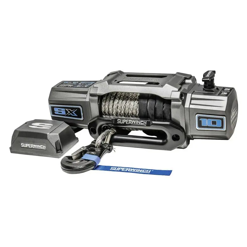 Superwinch 10000 LBS 12V DC 3/8in x 80ft Synthetic Rope Winch