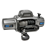 Superwinch 10000 LBS 12V DC 3/8in x 80ft Synthetic Rope Winch close up