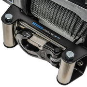 Superwinch 10000 LBS 12V DC 3/8in x 85ft Wire Rope SX 10000 Winch featuring black and silver