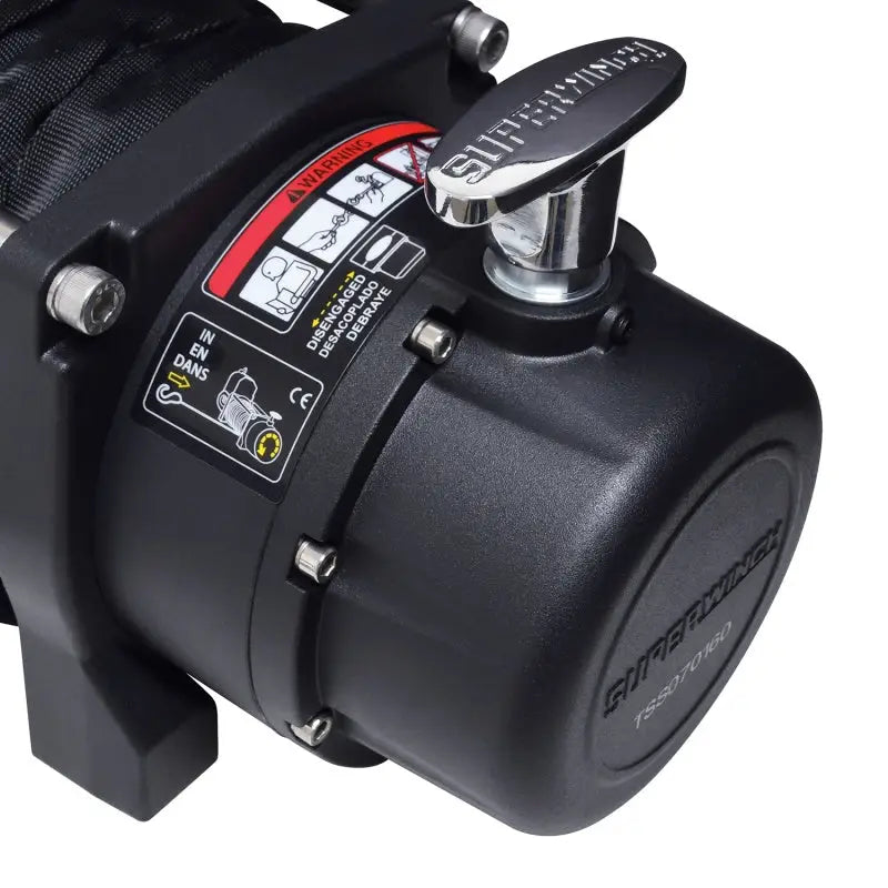 Superwinch Tiger Shark 11500 Winch Black Ball Valve with Lever