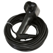 Superwinch Tiger Shark 18000SR winch with black hose and white cord