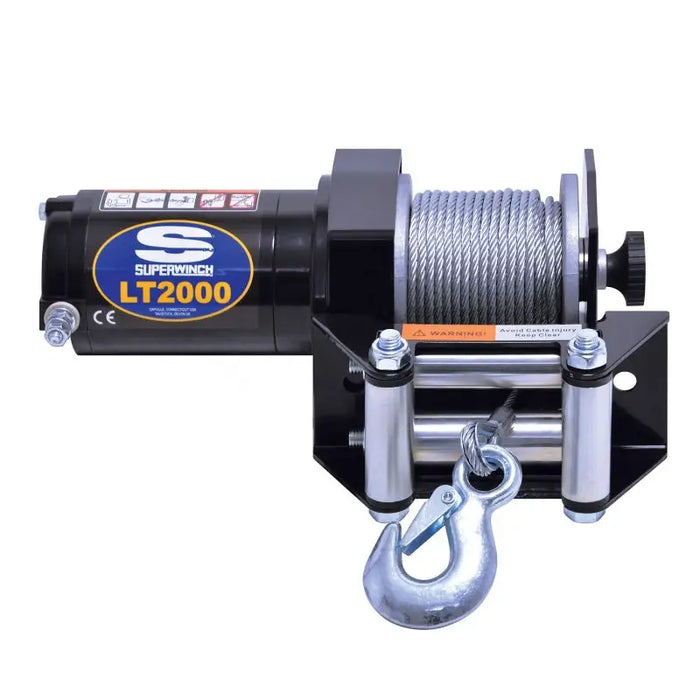 Superwinch 2000 LBS LT2000 Winch with 5/32in x 49ft Steel Rope