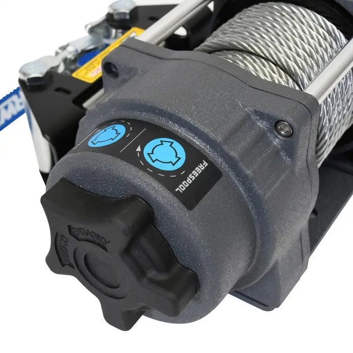 Superwinch Terra 2500 winch with blue button - part of Terra series winches.