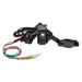 Black motorcycle handle with red and green wire on LT3000 winch