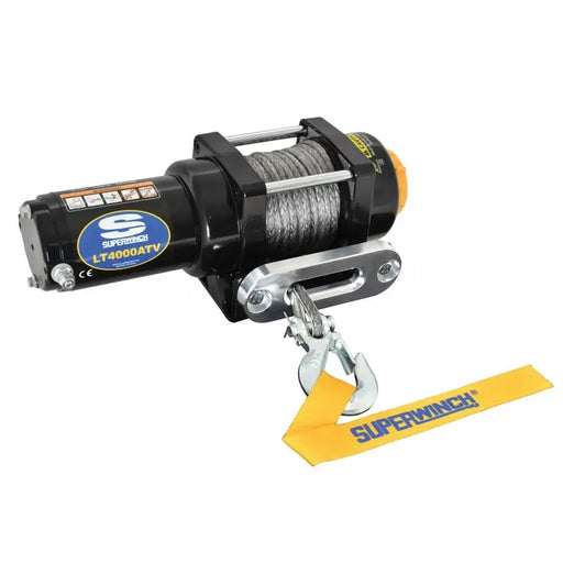 Superwinch LT4000 Winch with 3/16in x 50ft Synthetic Rope