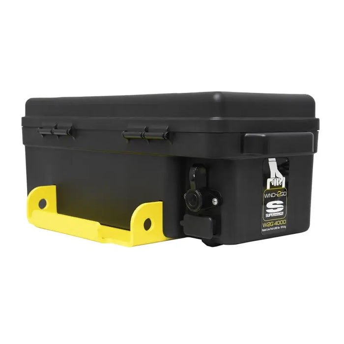 Superwinch 4000 LBS 12V DC Synthetic Rope Winch2Go with yellow latch