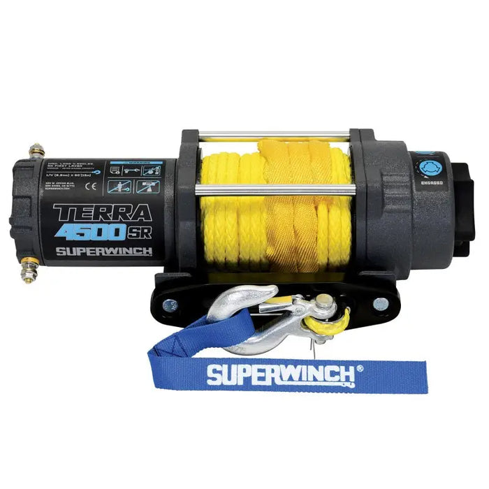 Superwinch 4500SR Terra Series Winch with Synthetic Rope - Gray Wrinkle