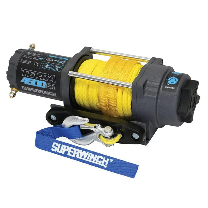 Superwinch 4500SR Terra Series Winch with Synthetic Rope - Gray Wrinkle