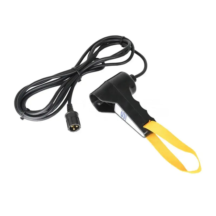 Superwinch wireless remote control with yellow plastic handle and black grip