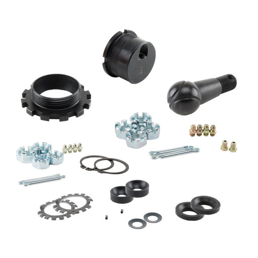 Auto part: synergy 03-13 dodge ram 4x4 knurled adjustable ball joint kit with black plastic and metal fittings