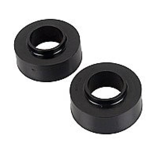Pair of black rubber bush bushs for synergy 2007+ jeep wrangler jk/jku/jl/jlu 1.750in front coil spring