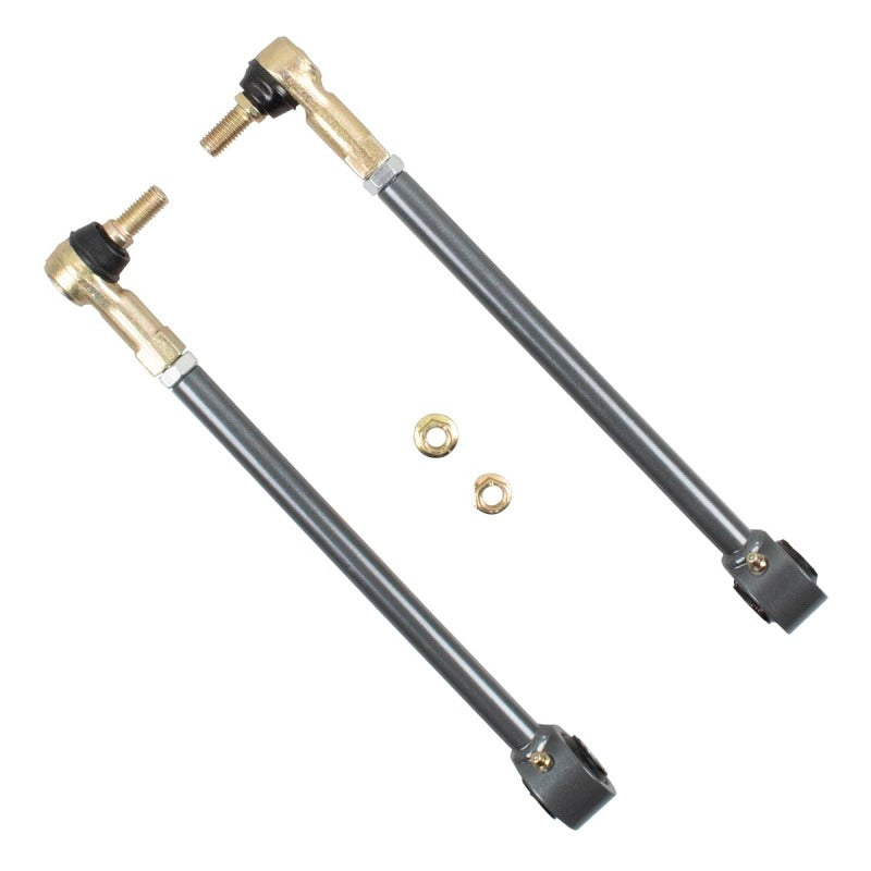 Metal hoses with brass fittings and a brass fitting for synergy 2018+ jeep wrangler jl/jlu rear sway bar links