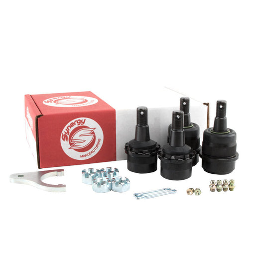 Synergy jeep jk/wj hd non-knurled adjustable ball joint kit with air suspension kits