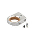 Stainless steel pipe clamper with nut for synergy jeep jl/jlu/jt sector shaft brace