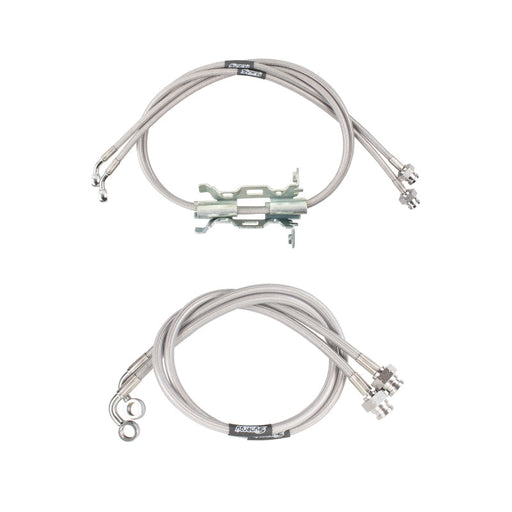 Synergy jeep jt rear brake lines with brake cables