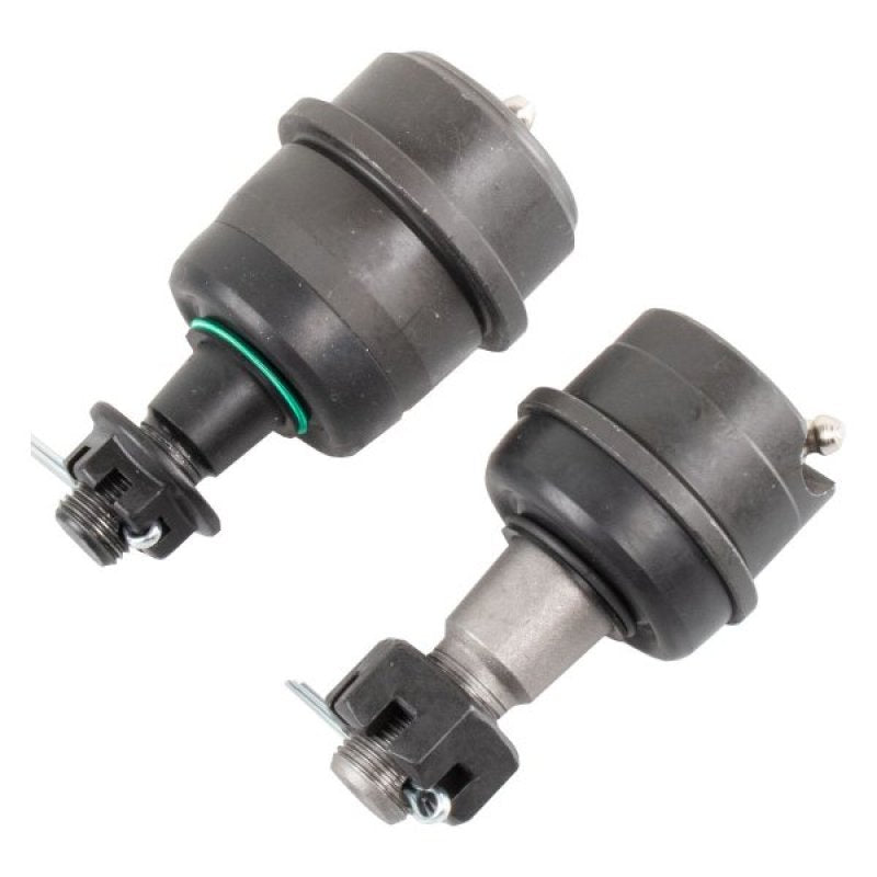 Synergy jeep tj/tjl/yj/xj/zj hd non-knurled front ball joint set dana 30/44 - pair of black rubber