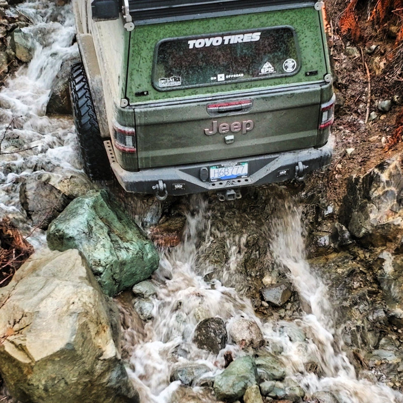 JT Aluminum Rear Bumper — Featherweight Series