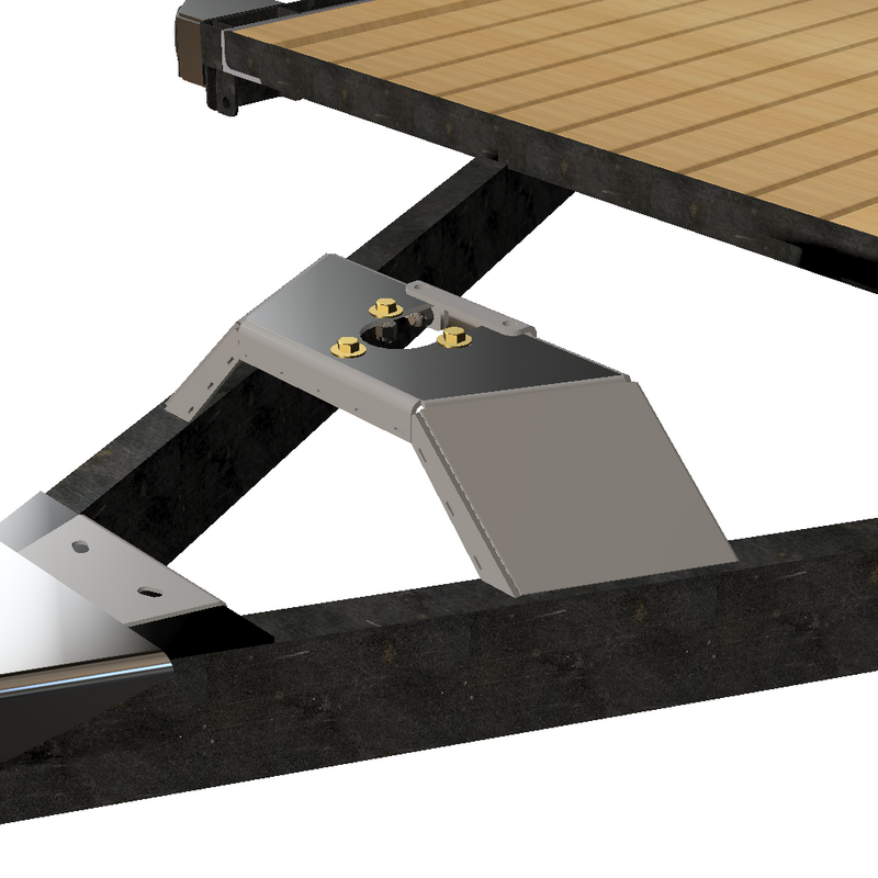 Trailer Tongue Jack Heavy Duty Relocation Mount