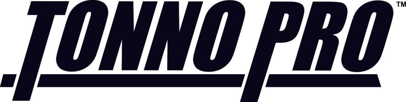 Tonno pro logo featured on toyota tacoma 5ft fleetside tri-fold tonneau cover