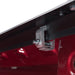 Tonno pro lo-roll tonneau cover for toyota tacoma 6ft fleetside with red truck and metal latch