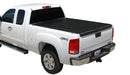 Tonno pro lo-roll tonneau cover for toyota tacoma with black bed cover