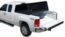 Tonno pro tri-fold tonneau cover for toyota tacoma - white truck with black bed cover