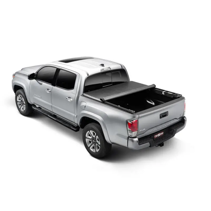 Truxedo 05-15 Toyota Tacoma 6ft TruXport Bed Cover: Truck with Bed Cover on Back