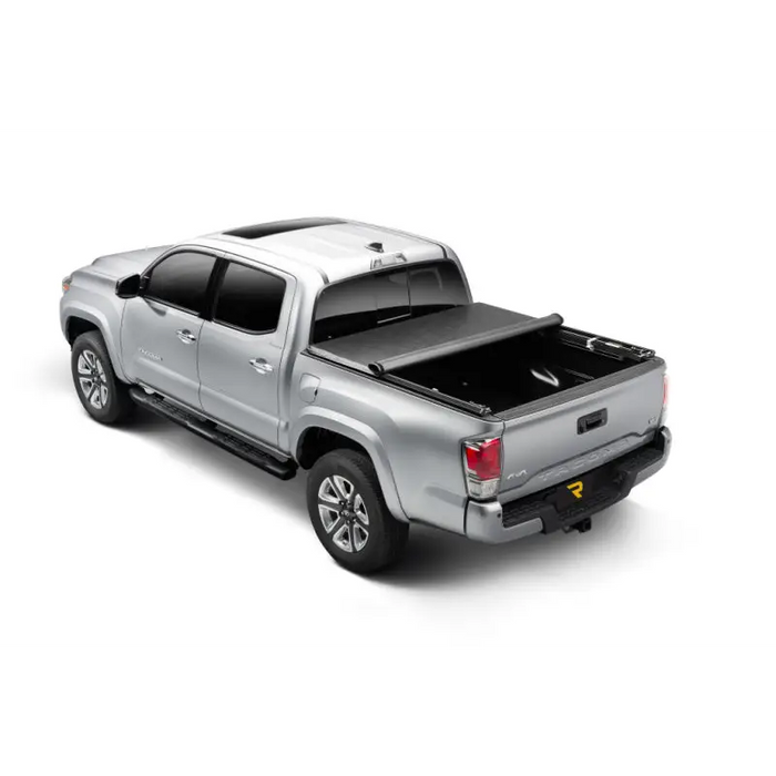 Truxedo bed cover in truck bed of a Toyota Tacoma