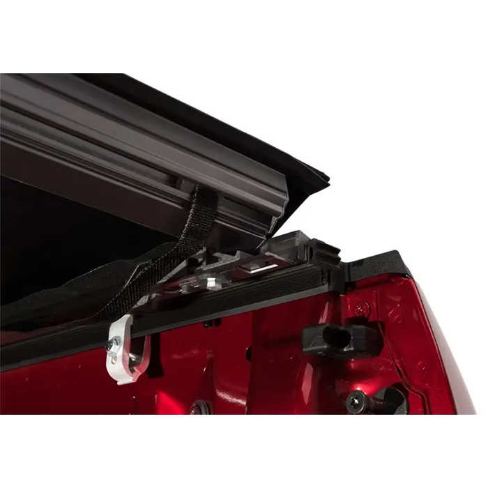 Red Jeep with Black Roof Rack - Truxedo Pro X15 Bed Cover for Toyota Tacoma