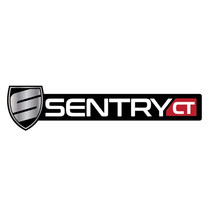 Sentry CT Bed Cover logo on Toyota Tacoma bed cover.