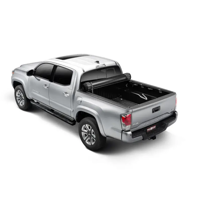 Truxedo 16-20 Toyota Tacoma 5ft Sentry CT Bed Cover installed in truck bed