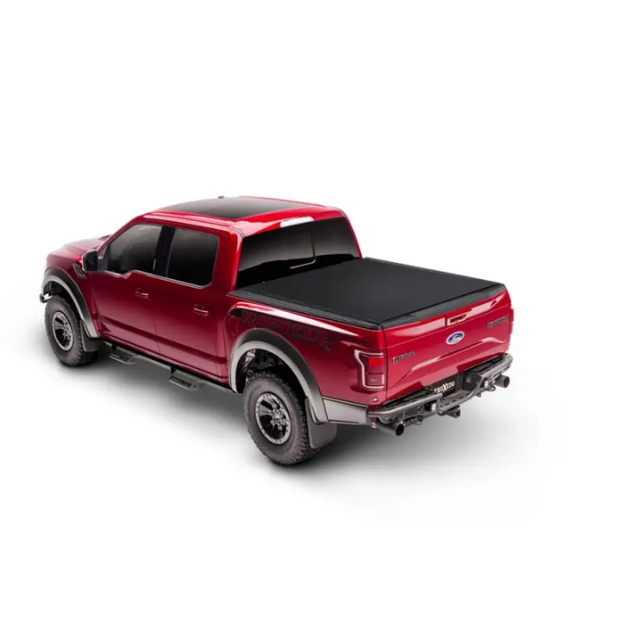 Red truck with black bed cover - Truxedo 16-20 Toyota Tacoma 5ft Sentry CT Bed Cover.