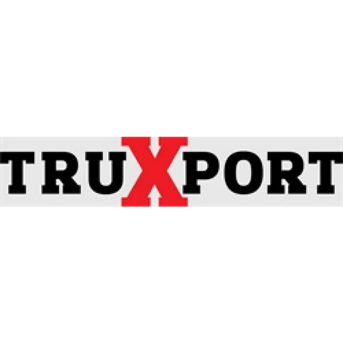 TruXport Bed Cover logo displayed on Toyota Tacoma truck bed cover