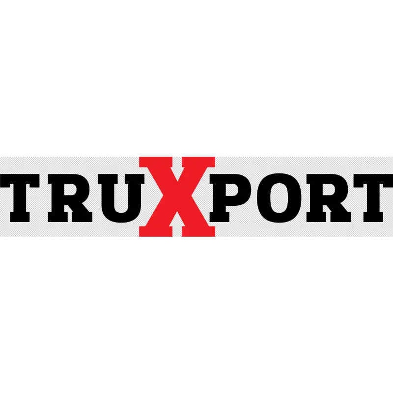 Truxport logo displayed on Toyota Tacoma truck bed cover