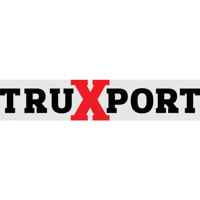 Truxport logo displayed on Toyota Tacoma truck bed cover