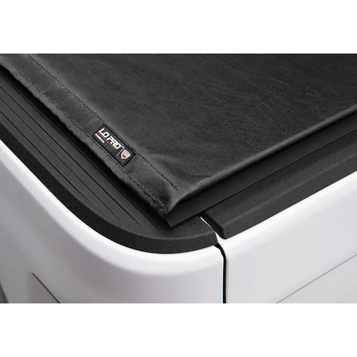 Truxedo 2020 Jeep Gladiator 5ft Lo Pro Bed Cover - white truck bed cover with black seat pad